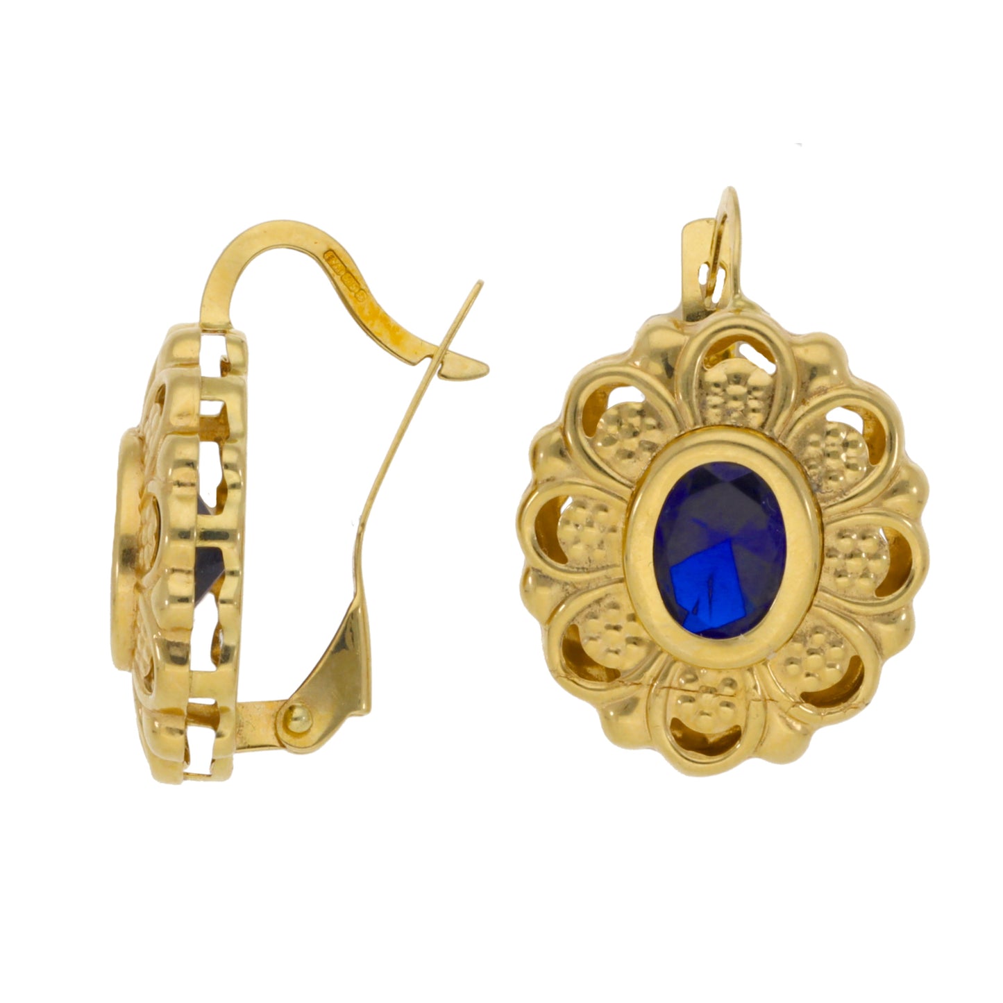 14ct Gold Imitation Gems Dress/Cocktail Earrings