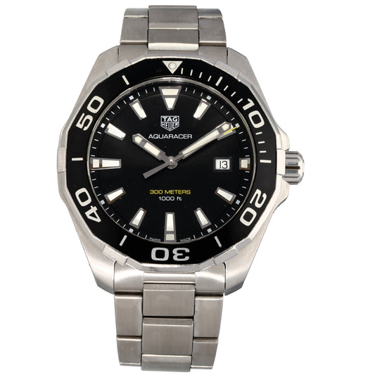 Tag Heuer Aquaracer WAY101A 43mm Stainless Steel Watch