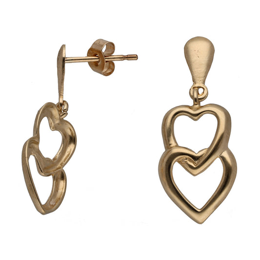9ct Gold Drop Earrings