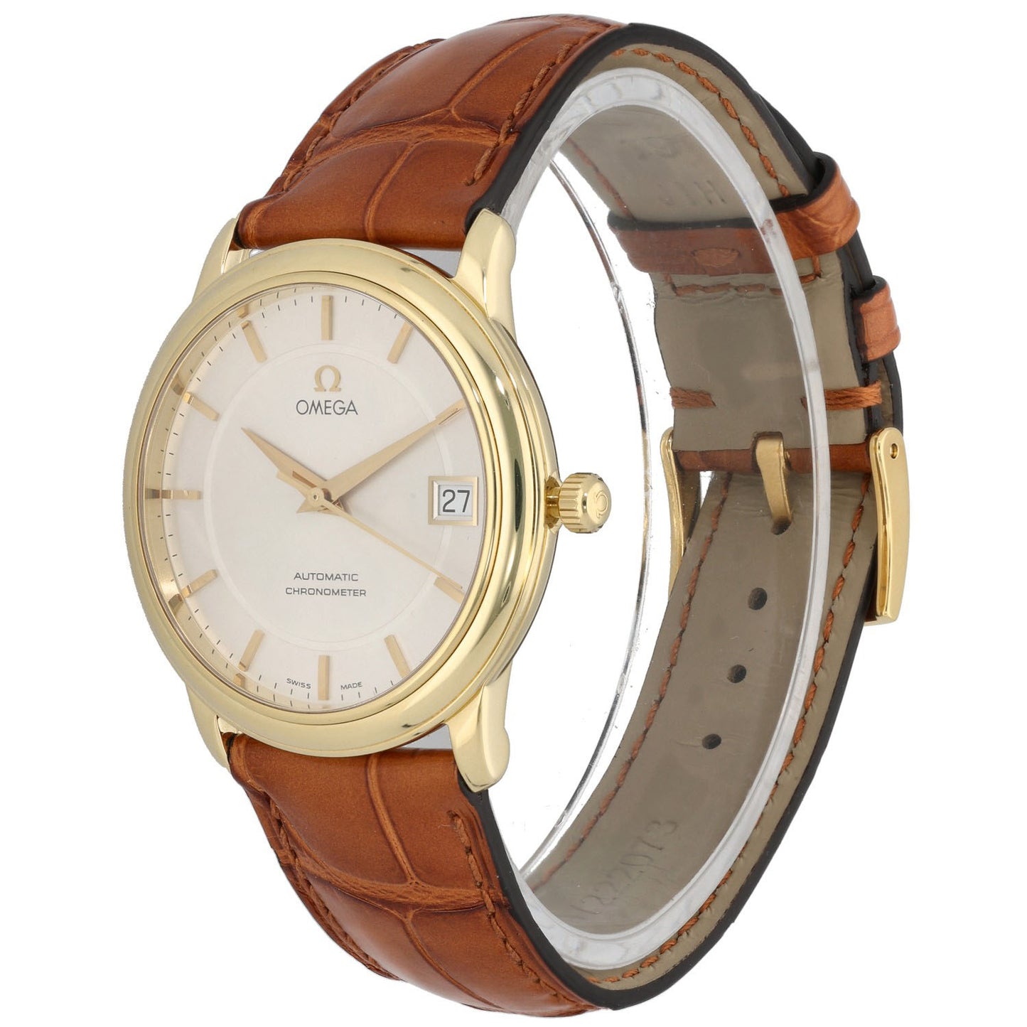 Omega De Ville 4600.31.01 34mm Gold Watch