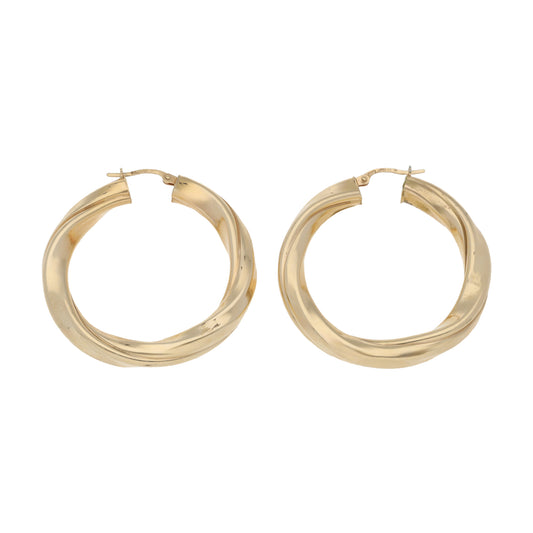 9ct Gold Hoop Earrings