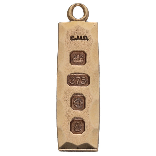 9ct Gold Ingot Pendant