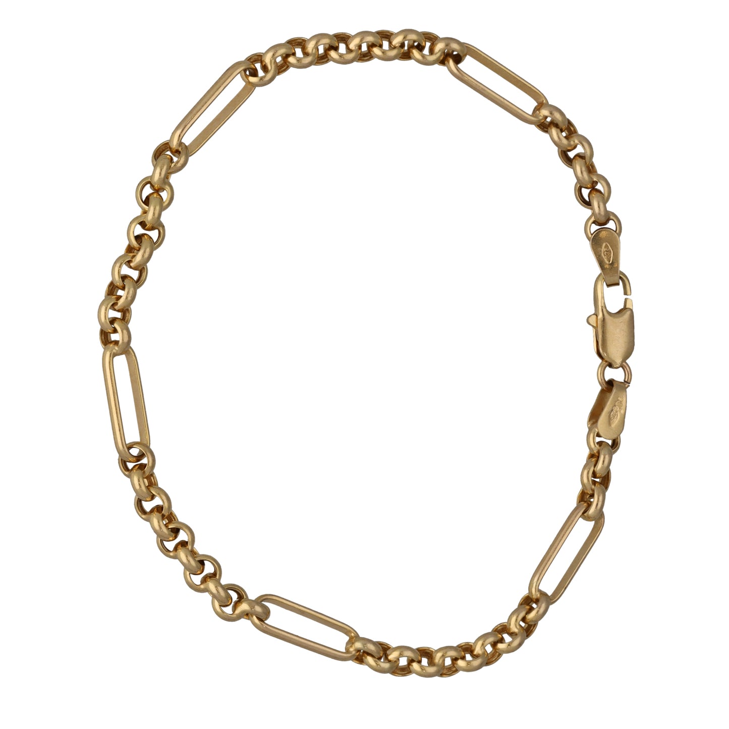 9ct Gold Figaro Bracelet
