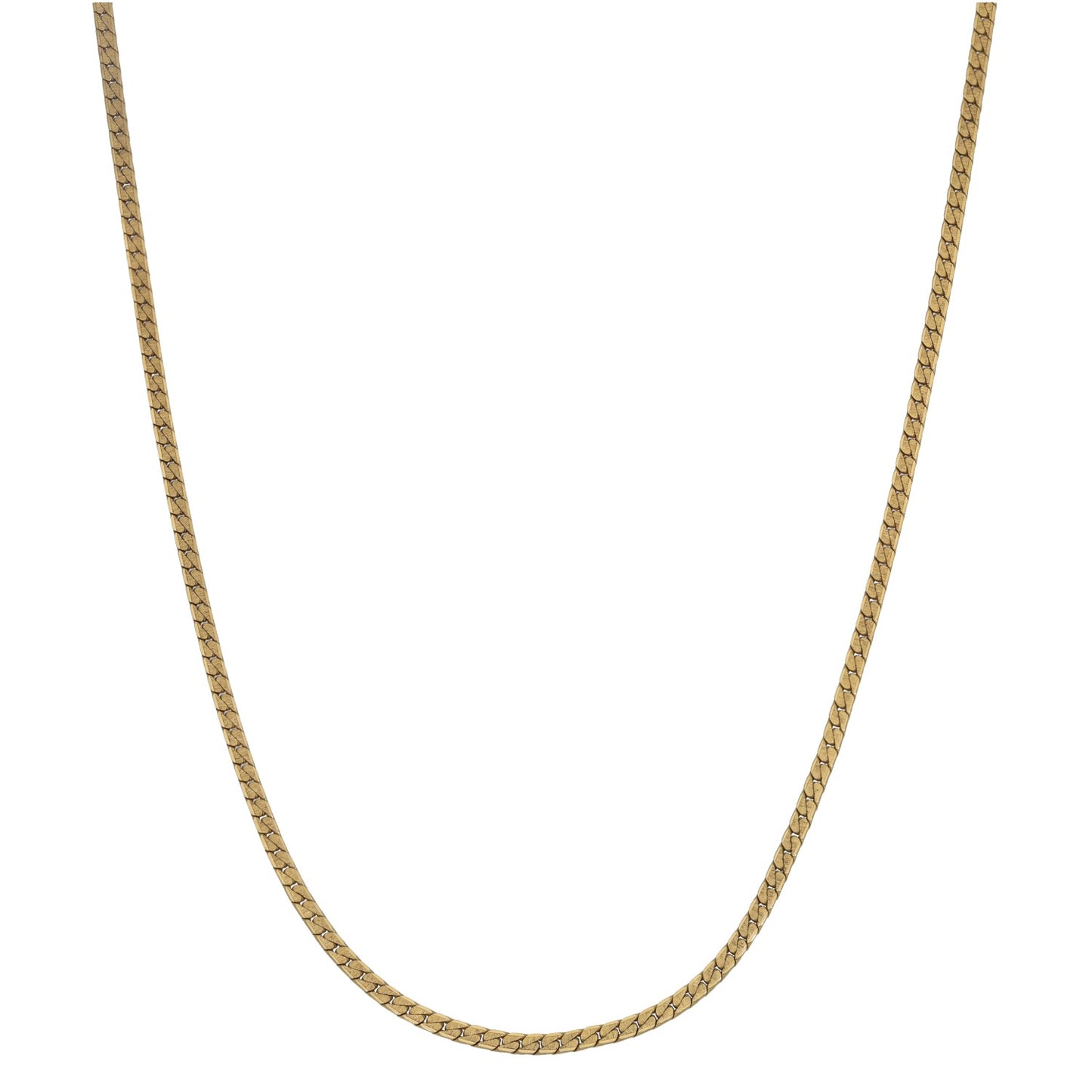 9ct Gold Herringbone Chain 15"
