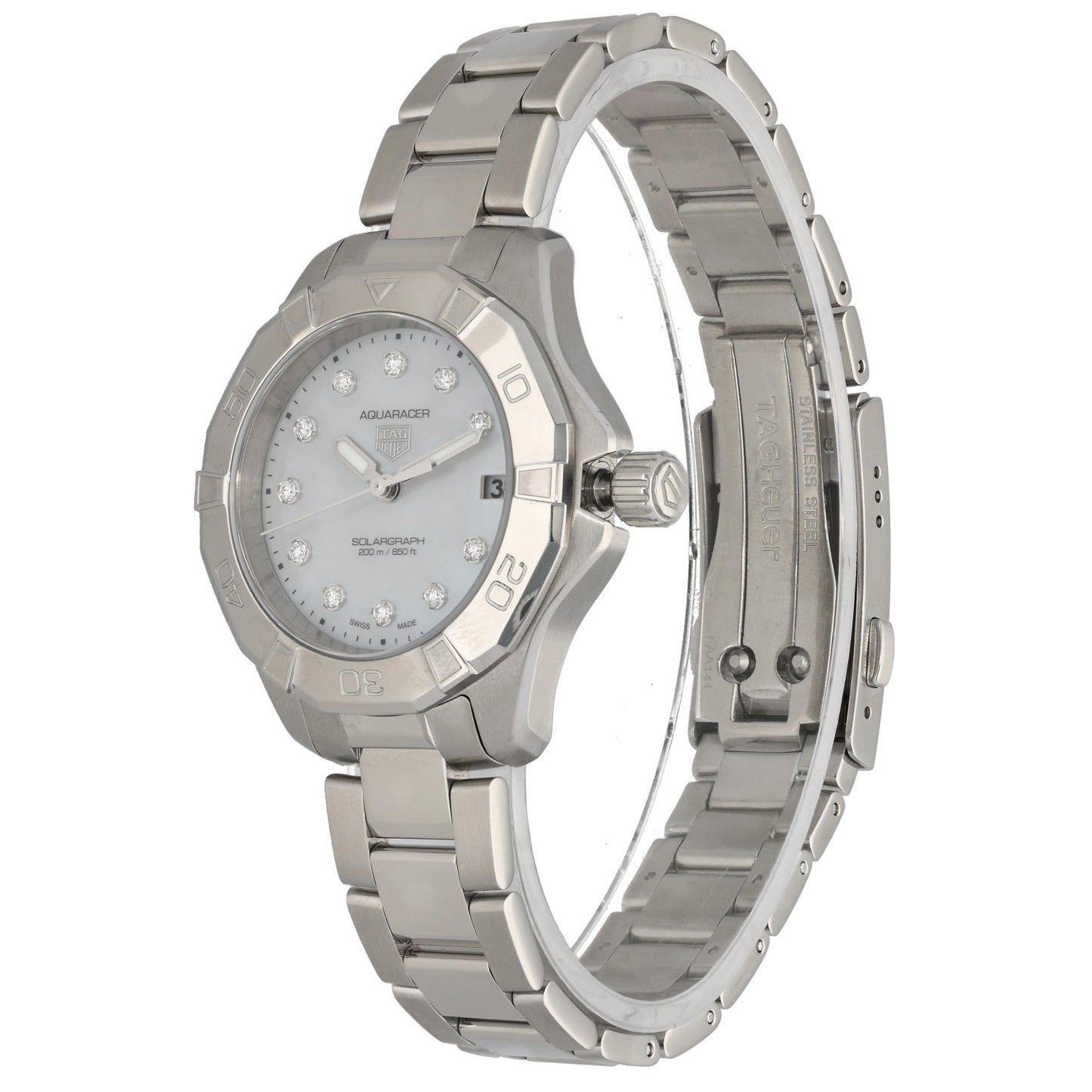 Tag Heuer Aquaracer WBP1313 34mm Stainless Steel Watch