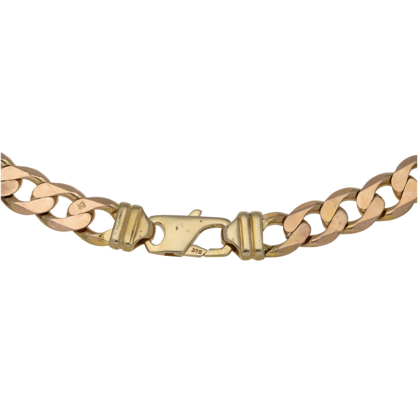 9ct Gold Curb Chain 26"