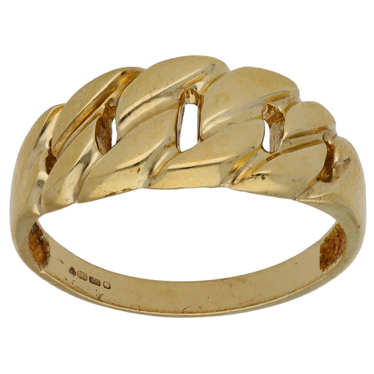 9ct Gold Alternative Ring Size Q