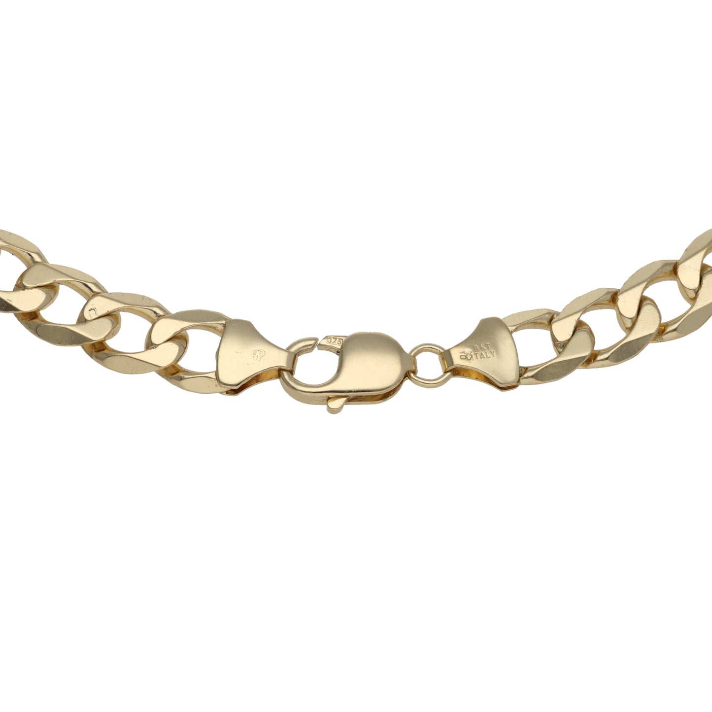 9ct Gold Curb Chain 22"