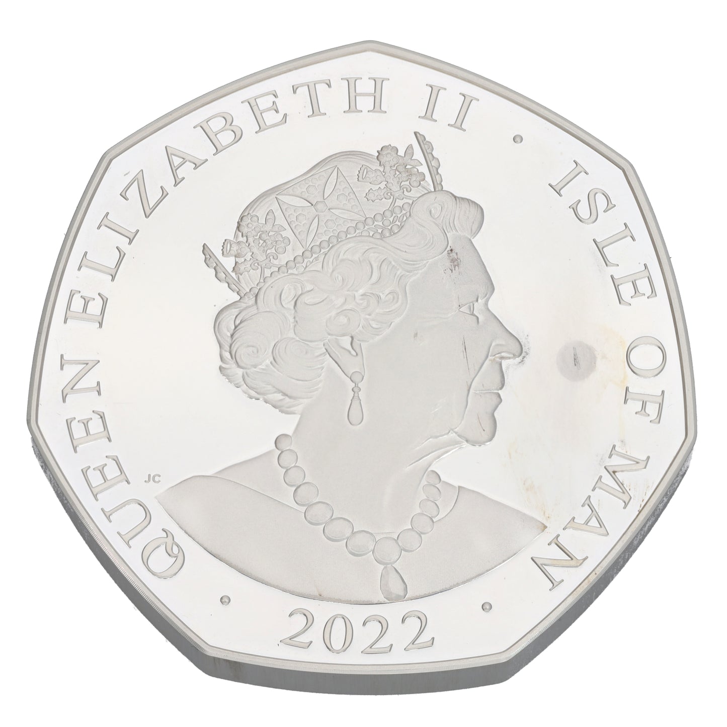 Silver Queen Elizabeth II God Save The Queen 50p Coin 2022