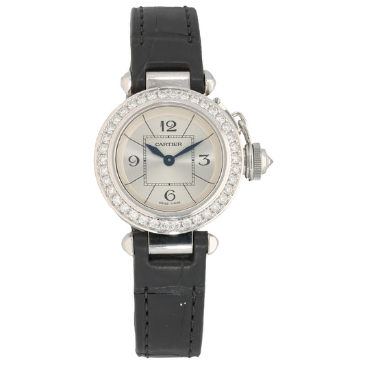 Cartier Miss Pasha WJ124027 27mm White Gold Watch