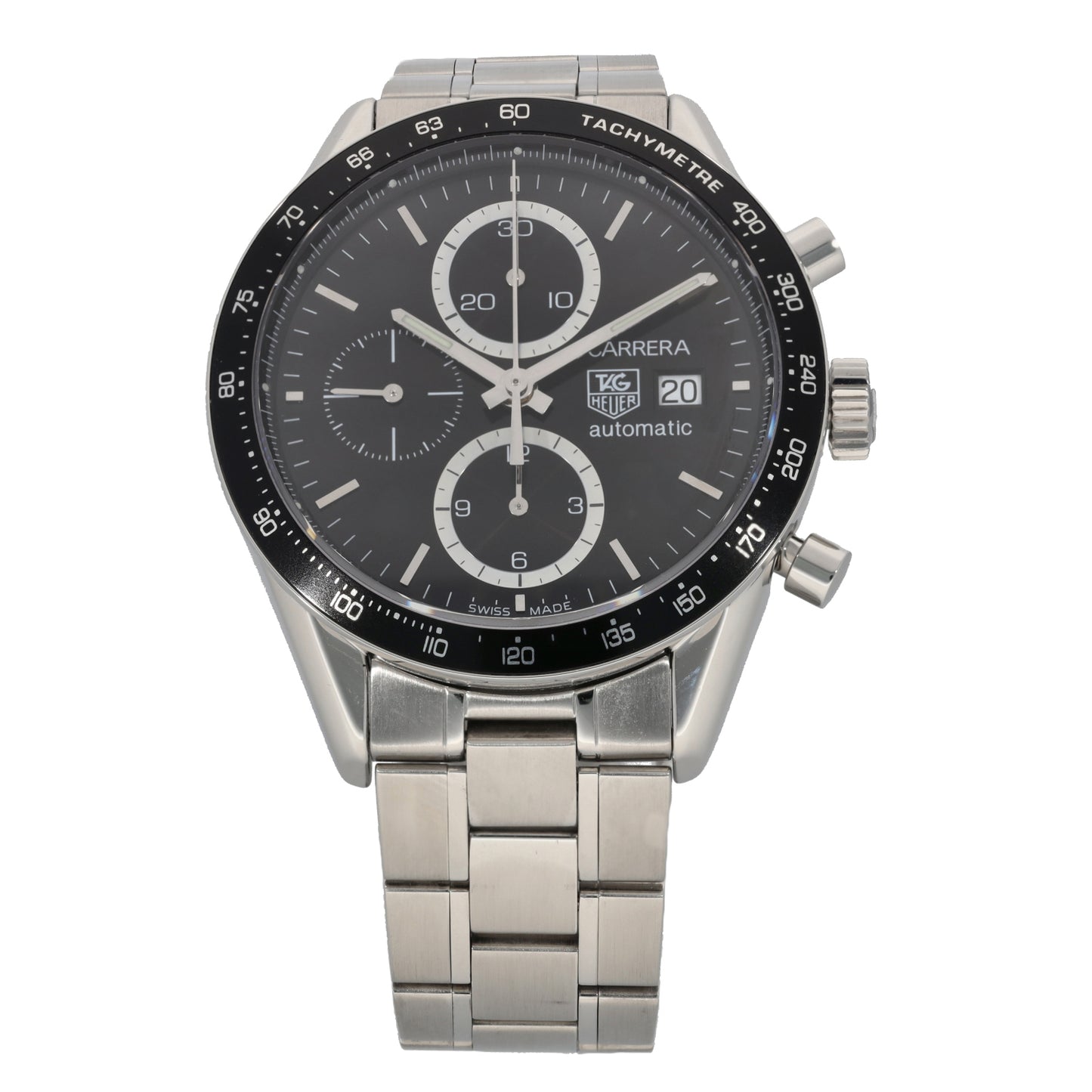 Tag Heuer Carrera CV2010-3 41mm Stainless Steel Watch