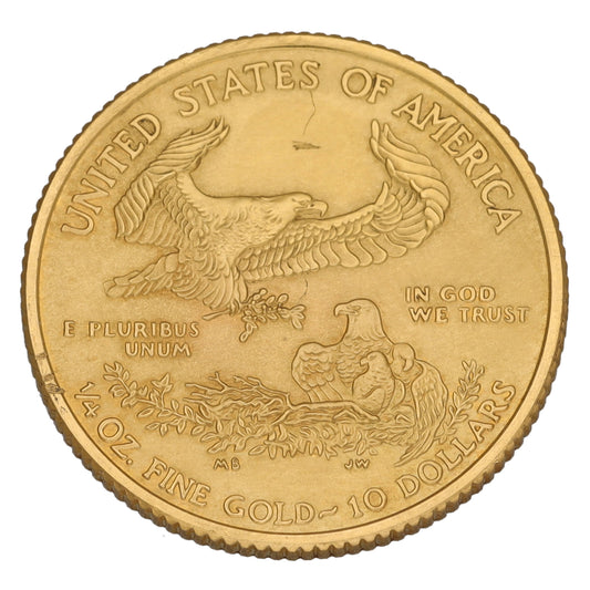 22ct Gold USA Eagle 1/4 OZ Coin 2009