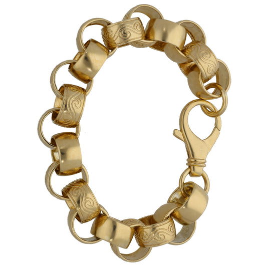 9ct Gold Belcher Bracelet