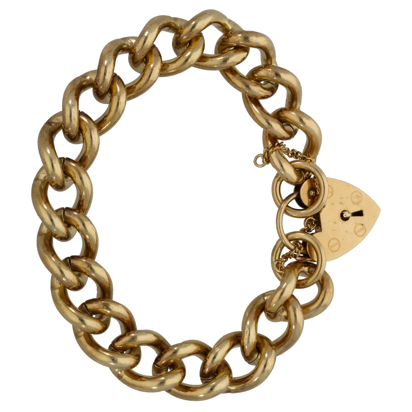 9ct Gold Gate Bracelet