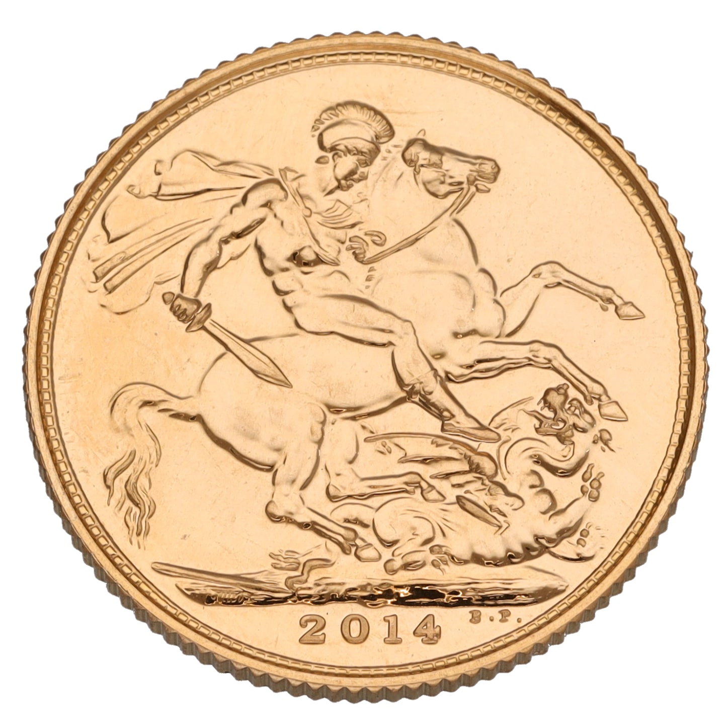 22ct Gold Queen Elizabeth II Full Sovereign Coin 2014
