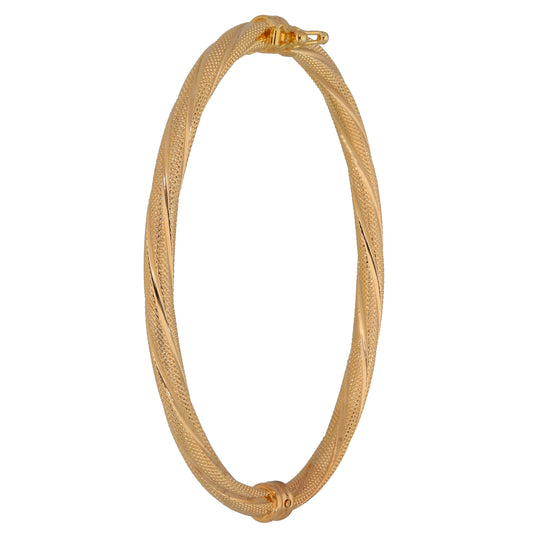9ct Gold Hinged/Clasp Bangle