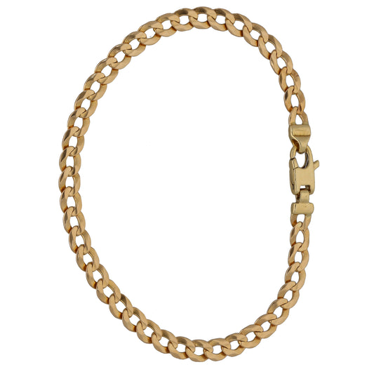 14ct Gold Curb Bracelet
