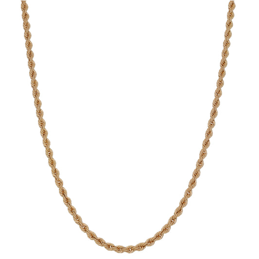 New 9ct Gold Rope Chain 20"