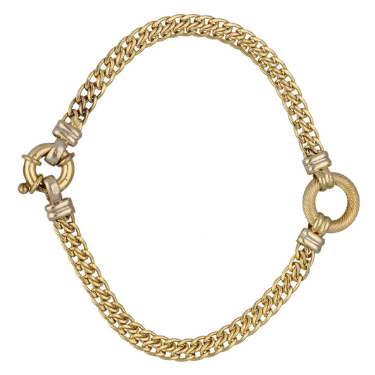 9ct Bi-Colour Gold Alternative Bracelet