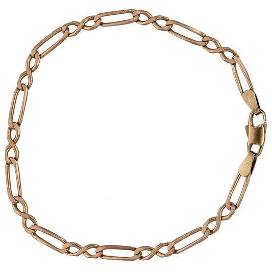 9ct Gold Figaro Bracelet
