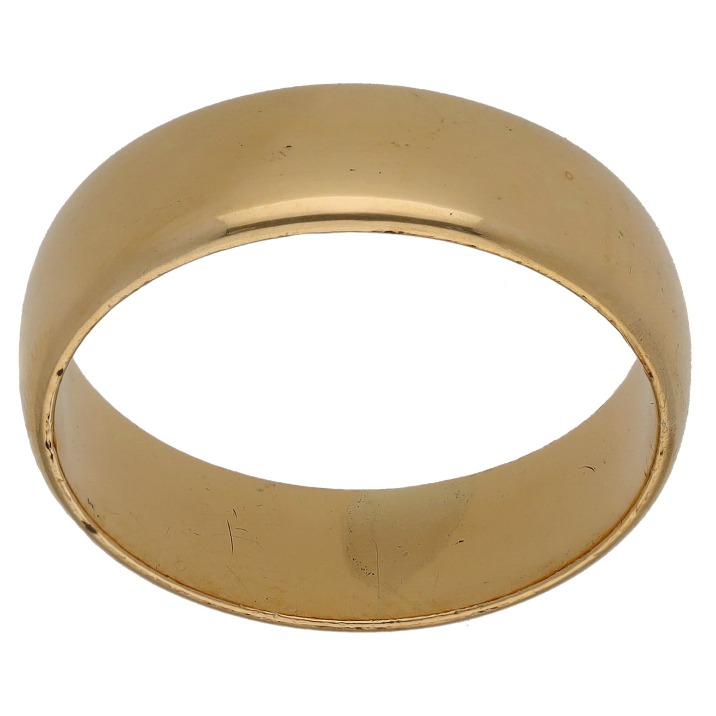 9ct Gold Plain Wedding Ring Size T