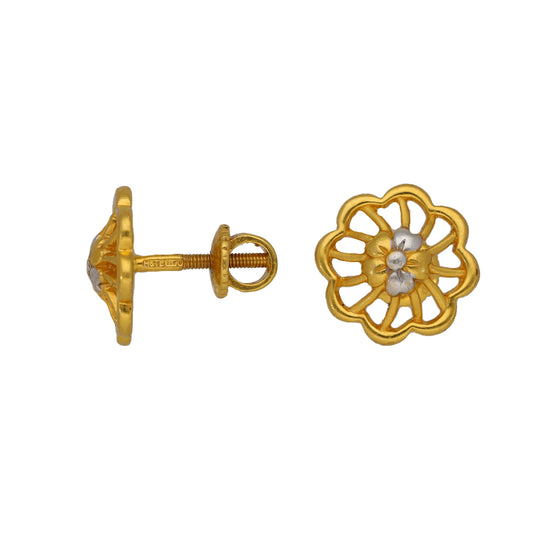22ct Gold Stud Earrings