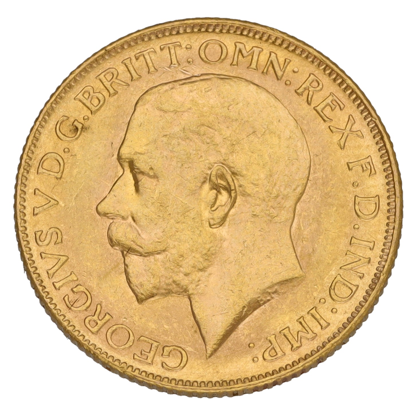 22ct Gold King George V Full Sovereign Coin 1928