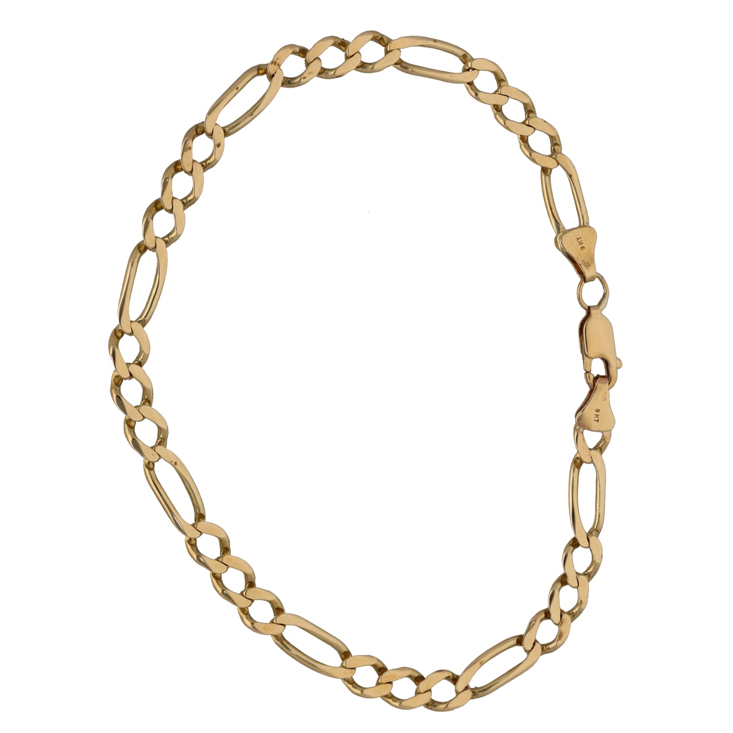 9ct Gold Figaro Bracelet