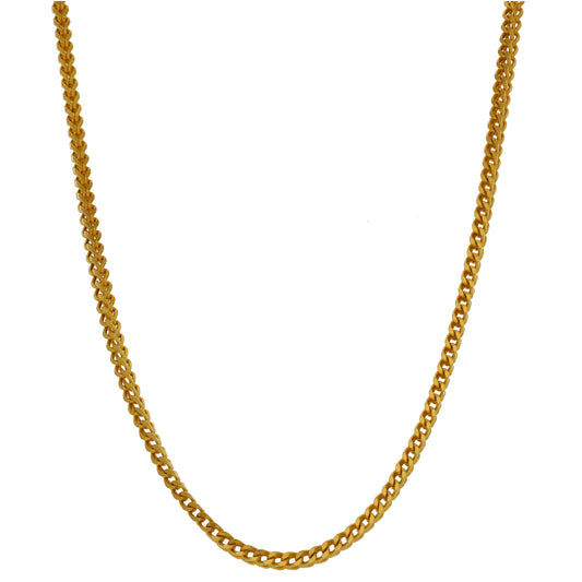 22ct Gold Fancy Necklace 22"