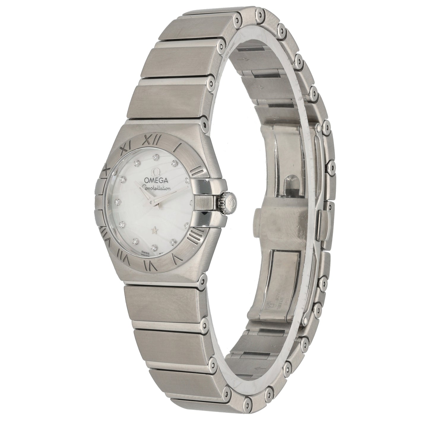 Omega Constellation  123.10.24.60.55.003 24mm Stainless Steel Watch