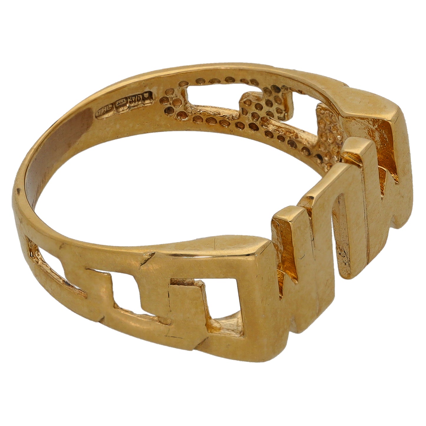 9ct Gold Mum/Mother Ring Size Q