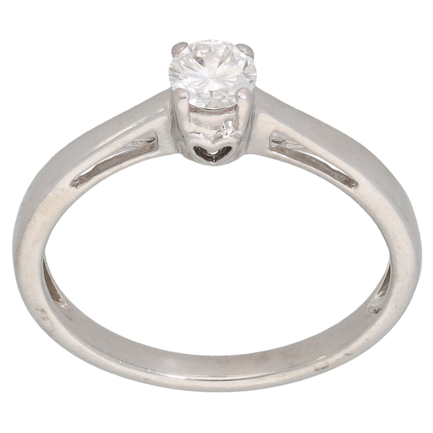 9ct Gold 0.25ct Diamond Solitaire Ring Size M