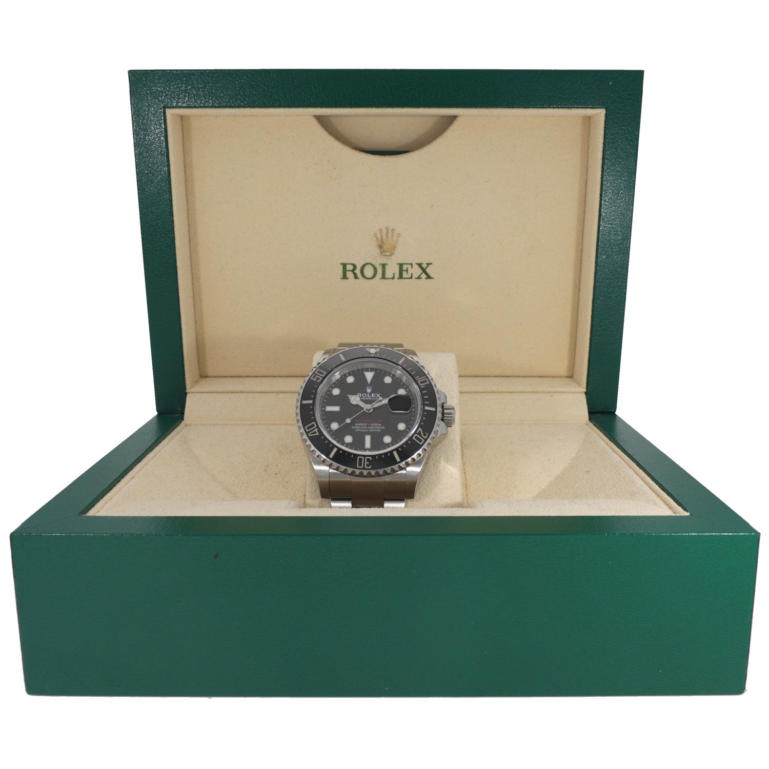 Rolex Sea Dweller 126600, Black Dial, Stainless Steel, Box Image