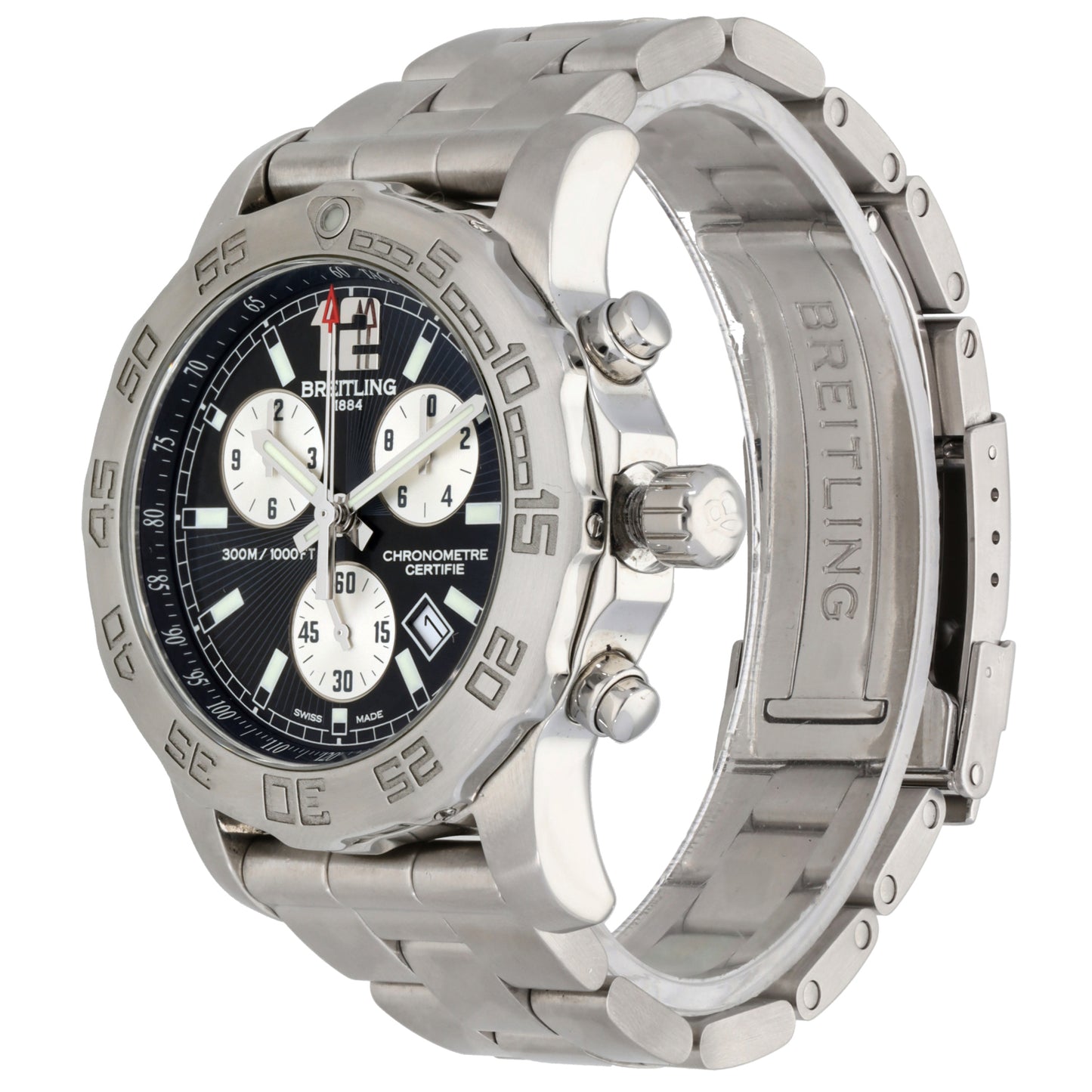 Breitling Colt Chronograph II A73387 44mm Stainless Steel Watch