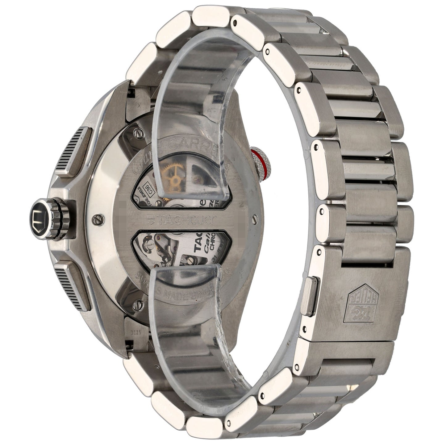 Tag Heuer Grand Carrera CAV5115 43mm Stainless Steel Watch