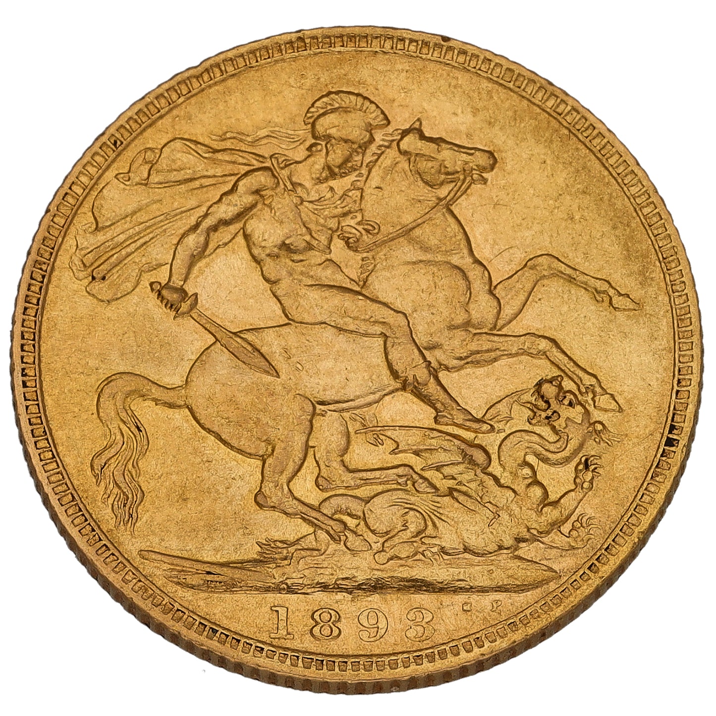 22ct Gold Queen Victoria Full Sovereign Coin 1893
