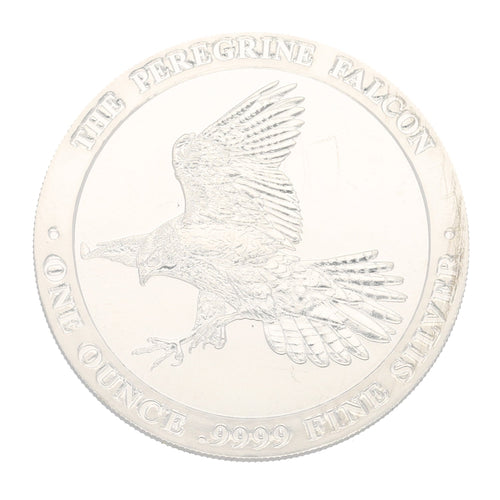 New Silver Sterling 1 Oz Peregrine Falcon Coin