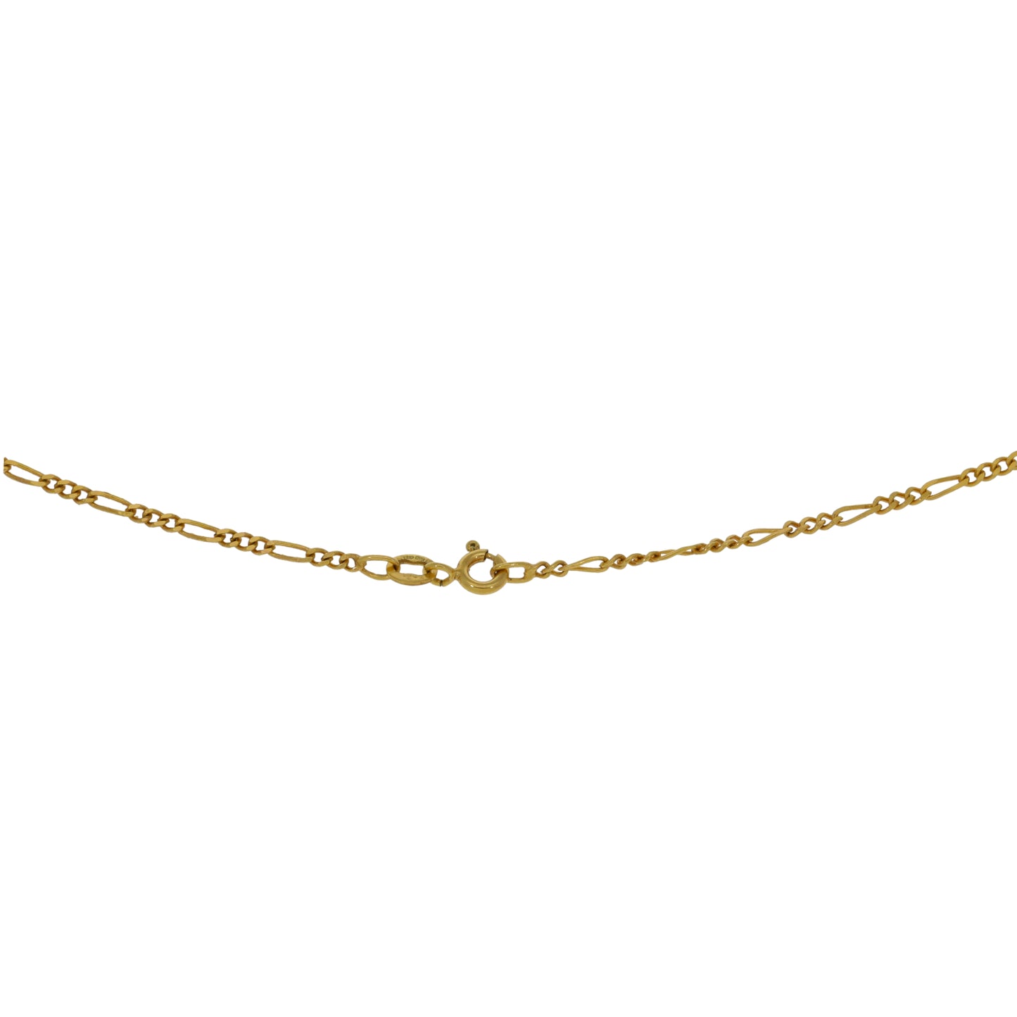 9ct Gold Figaro Chain 16"