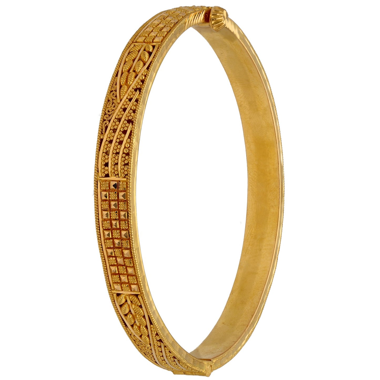 22ct Gold Hinged/Clasp Bangle
