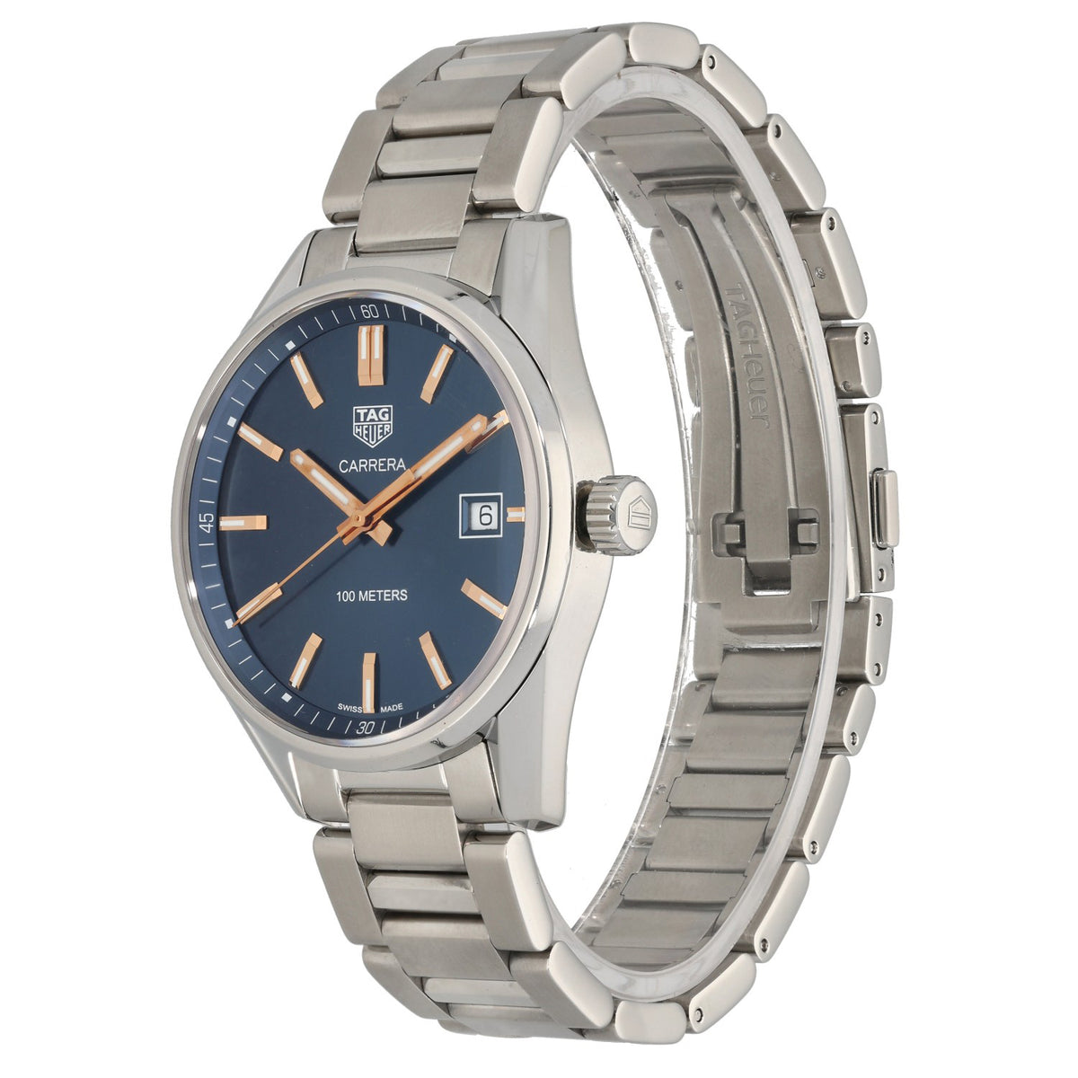 Tag Heuer Carrera WAR1112 39mm Stainless Steel Watch