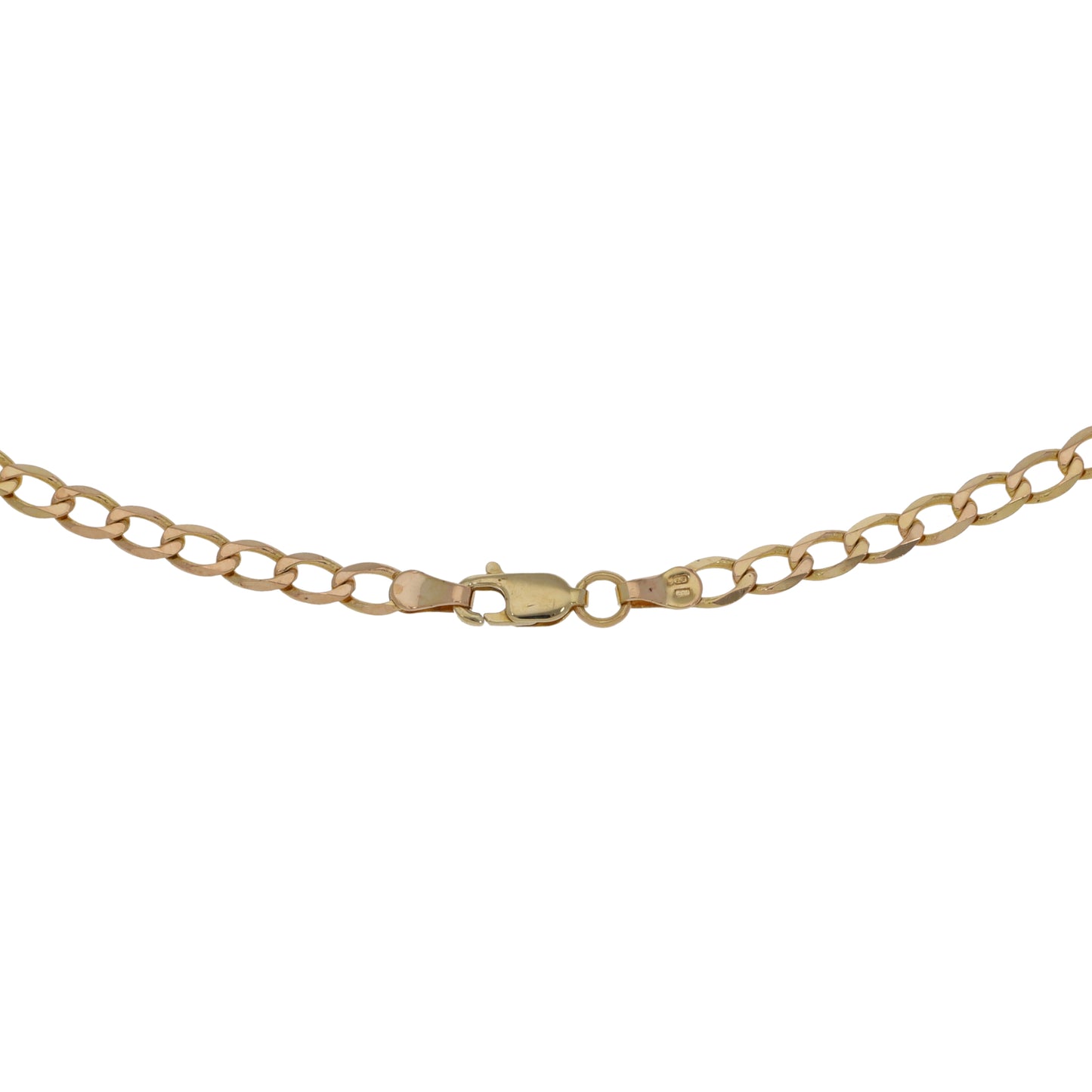 9ct Gold Curb Chain 20"