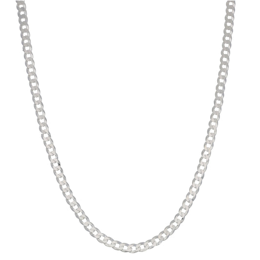 New Sterling Silver Curb Chain/Necklace 22"