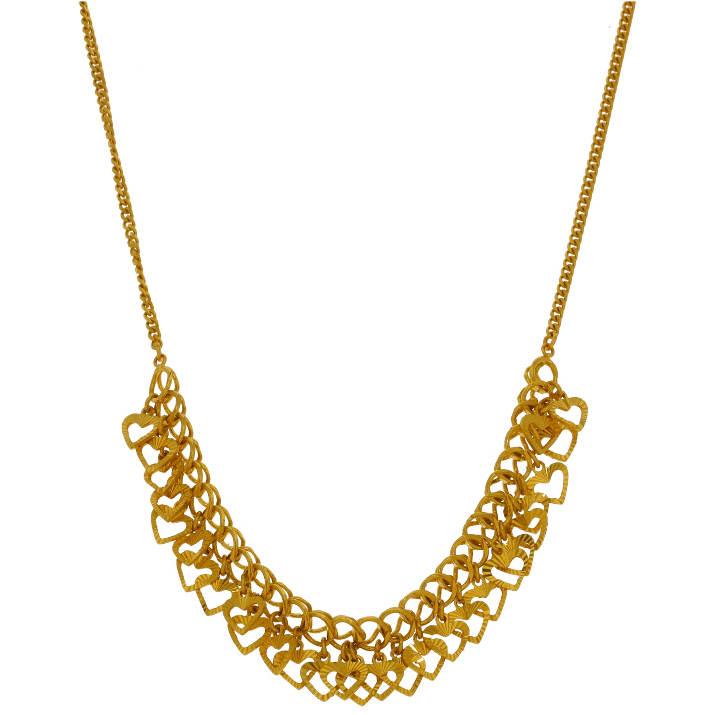 22ct Gold Fancy Necklace 16"