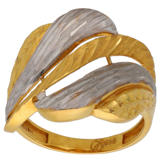 22ct Bi-Colour Gold Alternative Ring Size L
