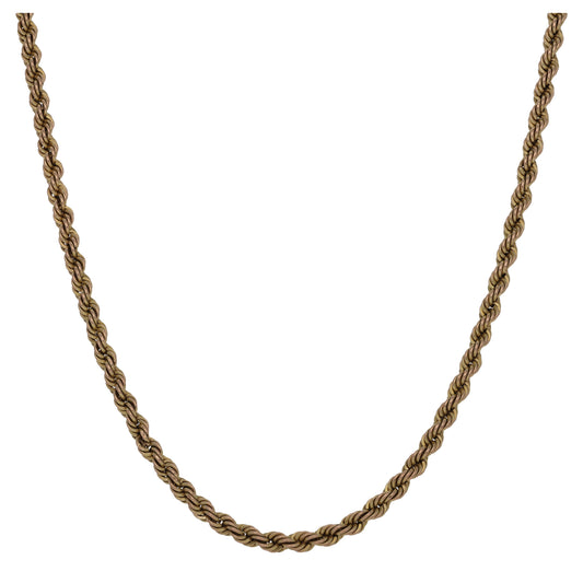 9ct Gold Rope Chain 22"