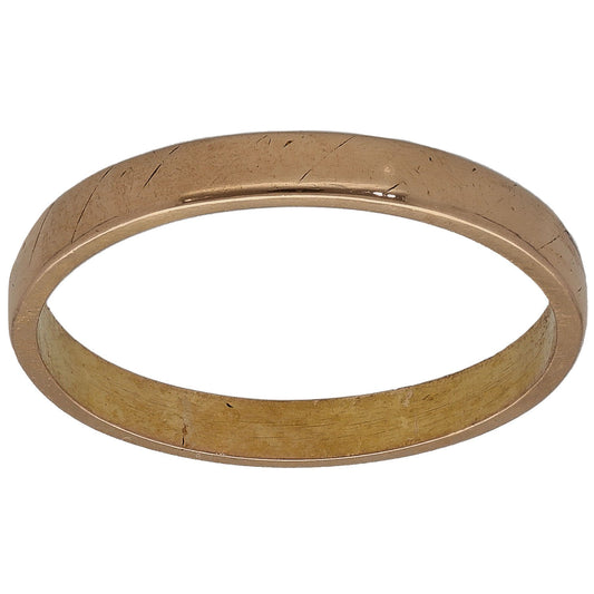 22ct Gold Plain Wedding Ring Size N