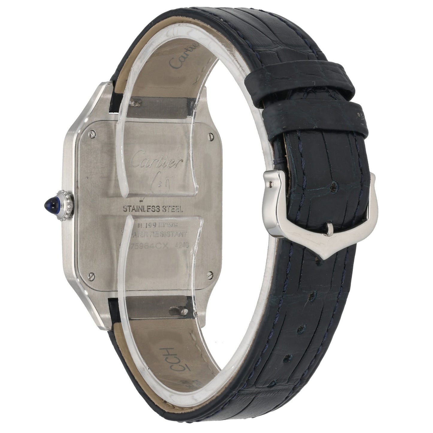 Cartier Santos Dumont WSSA0022 31.5mm Stainless Steel Watch