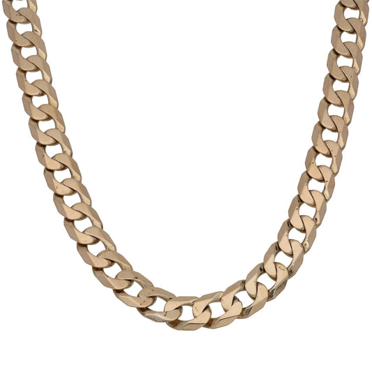 9ct Gold Curb Chain 20"
