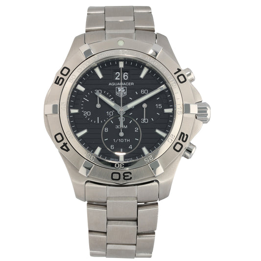Tag Heuer Aquaracer CAF101E 43mm Stainless Steel Watch