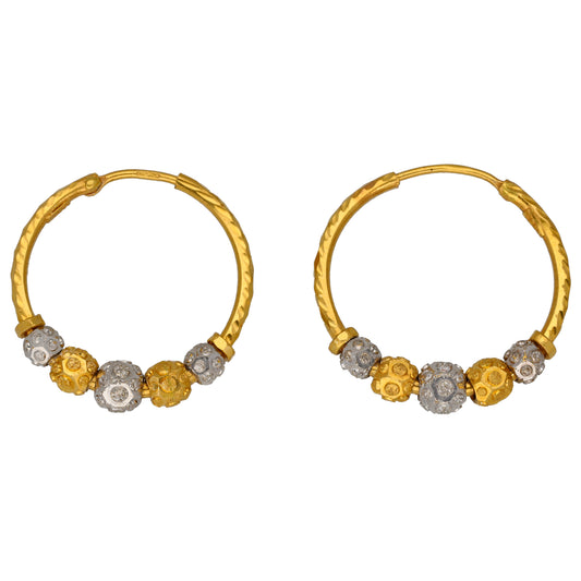 22ct Gold Hoop Earrings
